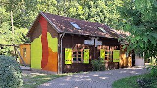 das Parkhaus von vorn